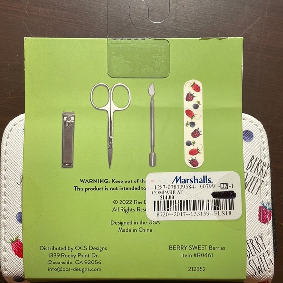 Rae Dunn 5 piece Manicure Kit - Picture 2 of 5